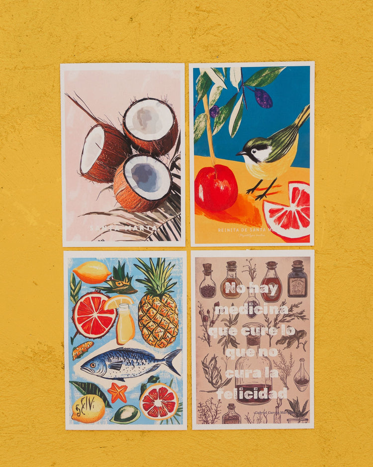 Arte local y auténtico, con variedad de ténicas de artistas colombianos.