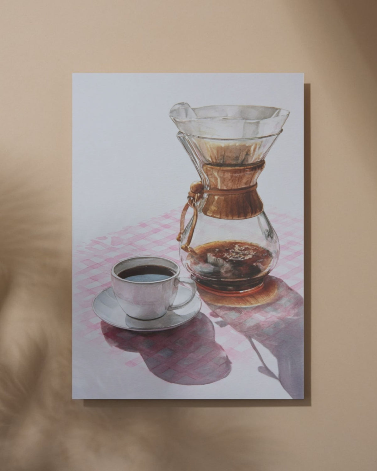 Poster Chemex y Café de Origen, versión individual.