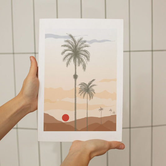 Mini poster del Valle del Cocora, Colombia.