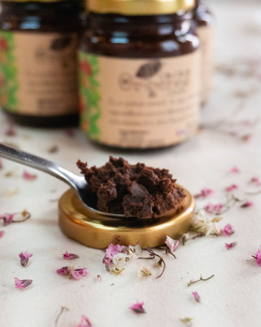 Cacao untable, orgánico y puro. Ideal para disfurtar con tostadas.