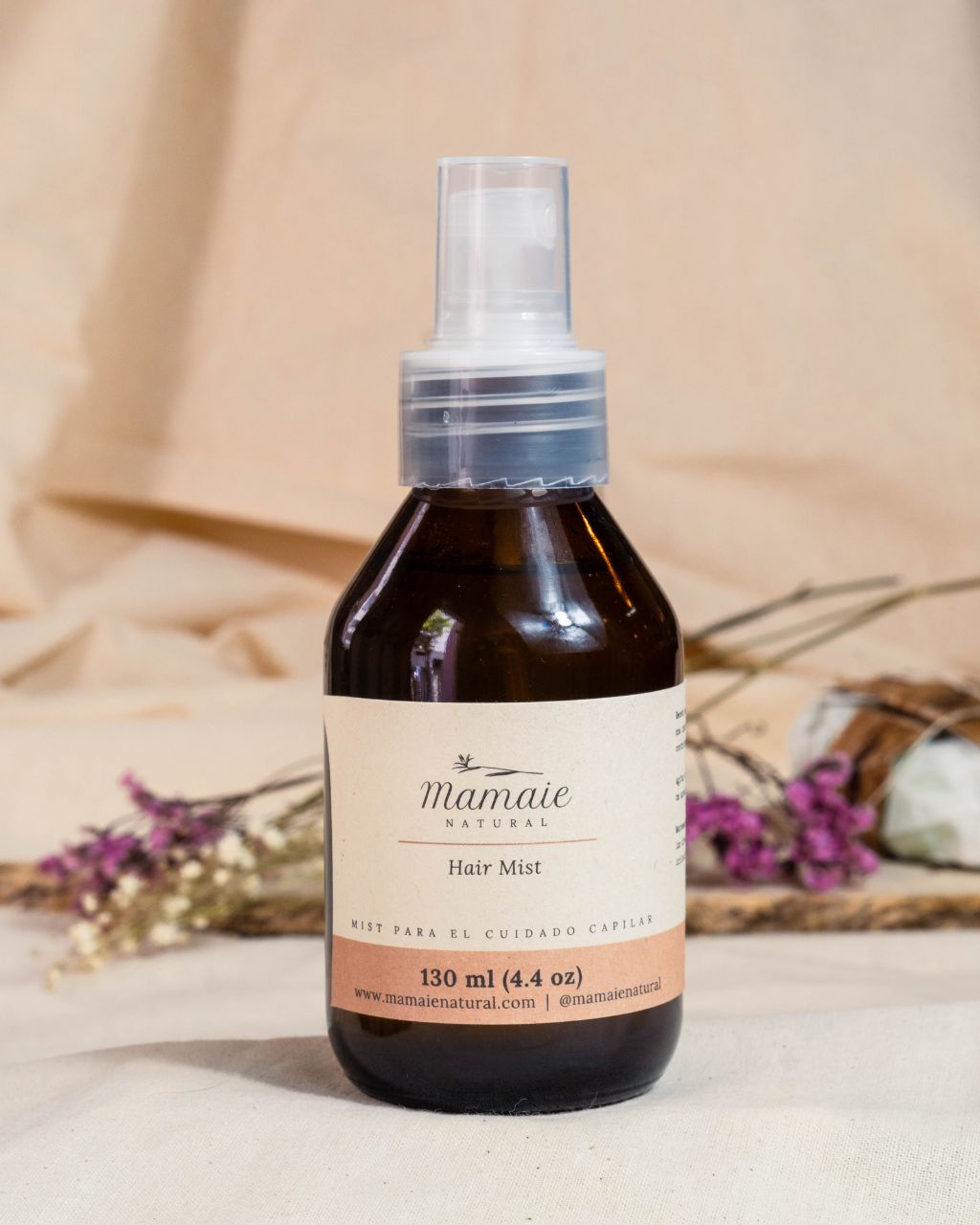 Hair mist natural de 130 ml para el cuidado capilar