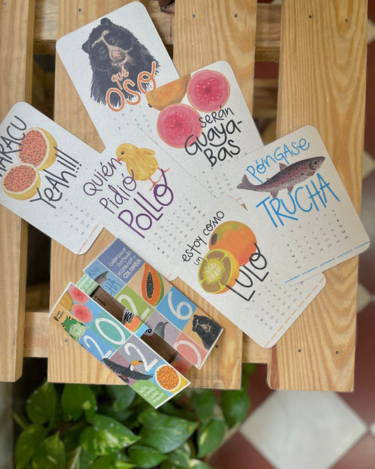 Calendario de Escritorio 2026, edición POP Art Colombia