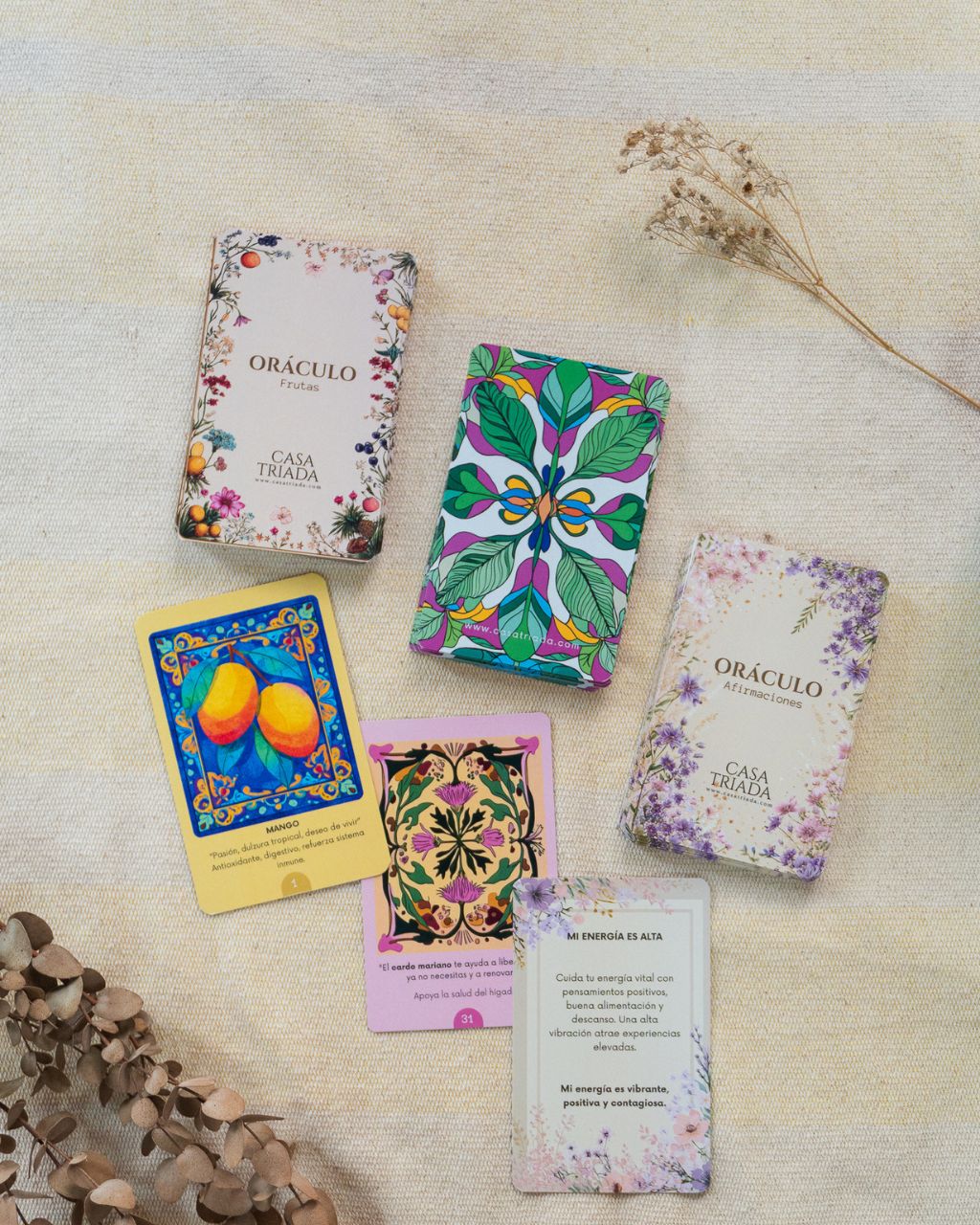 Oráculos y Cartas de Bienestar