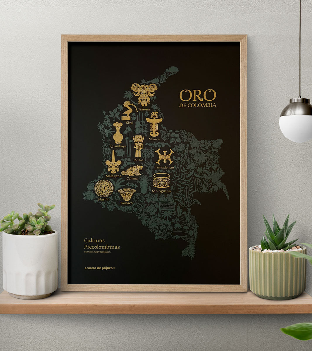 Mapa Oro de Colombia