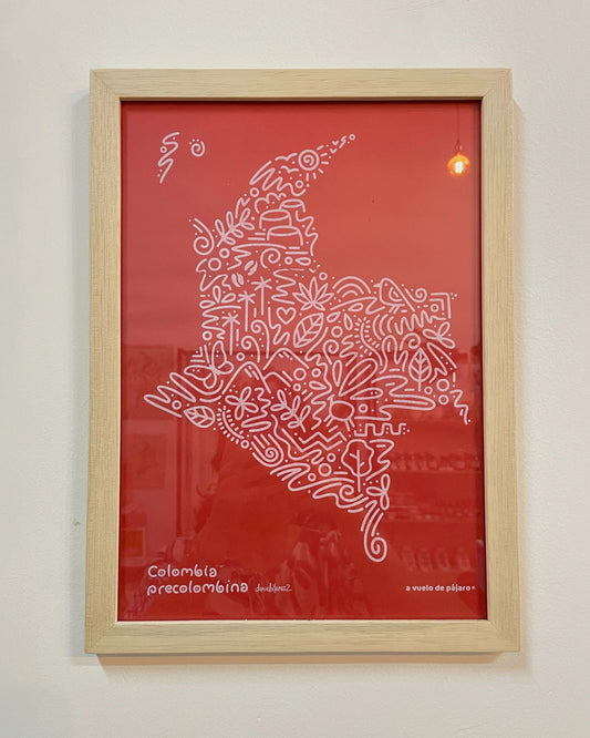 Mapa Colombia Precolombina