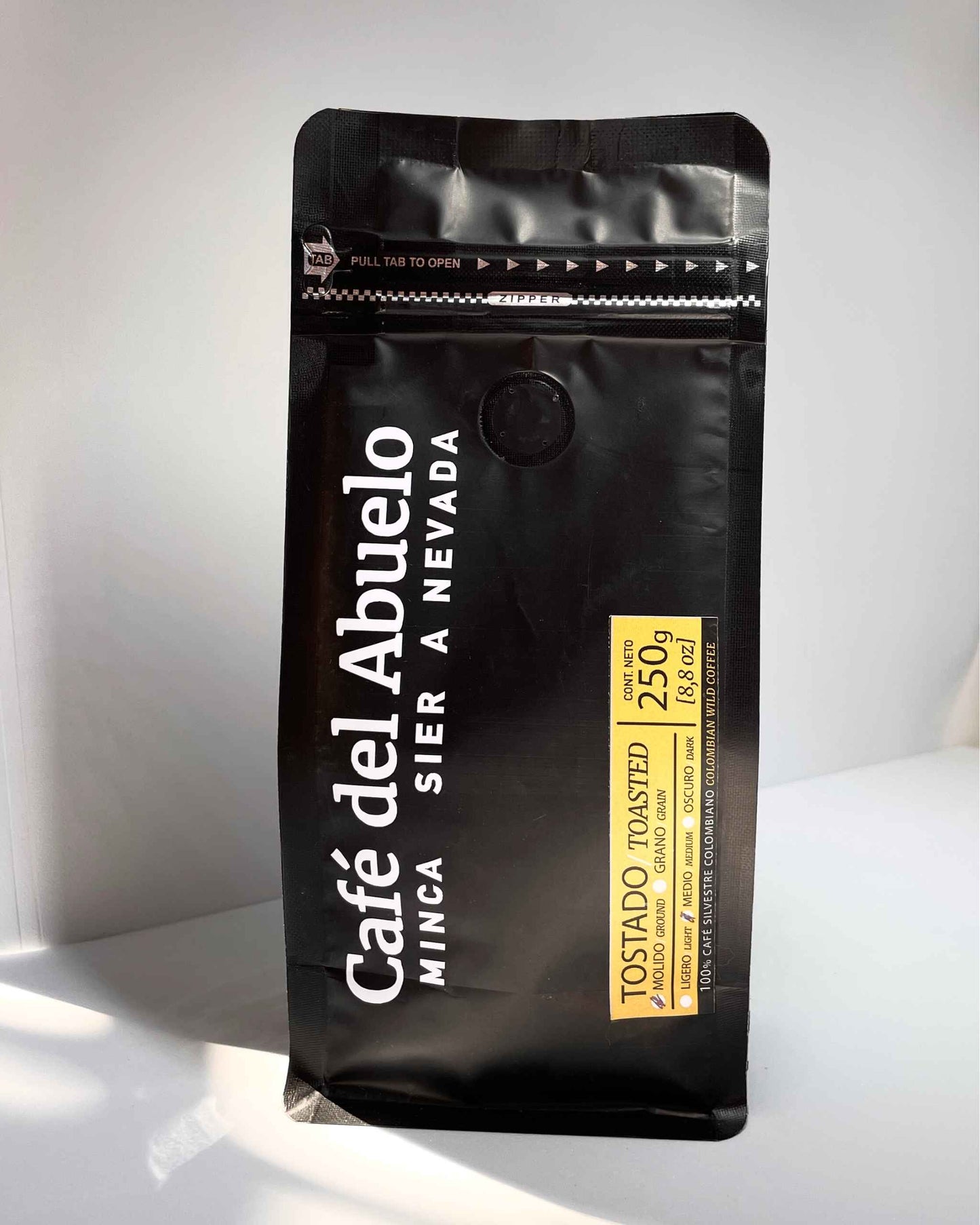 Café silvestre de la sierra nevada de santa marta con notas balanceadas.