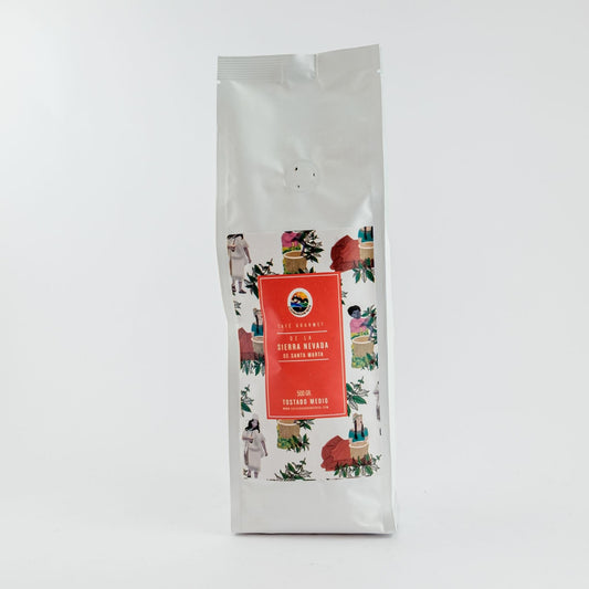 Café en grano de Bonda, Sierra Nevada de Santa Marta que apoya el comercio justo e inclusivo.