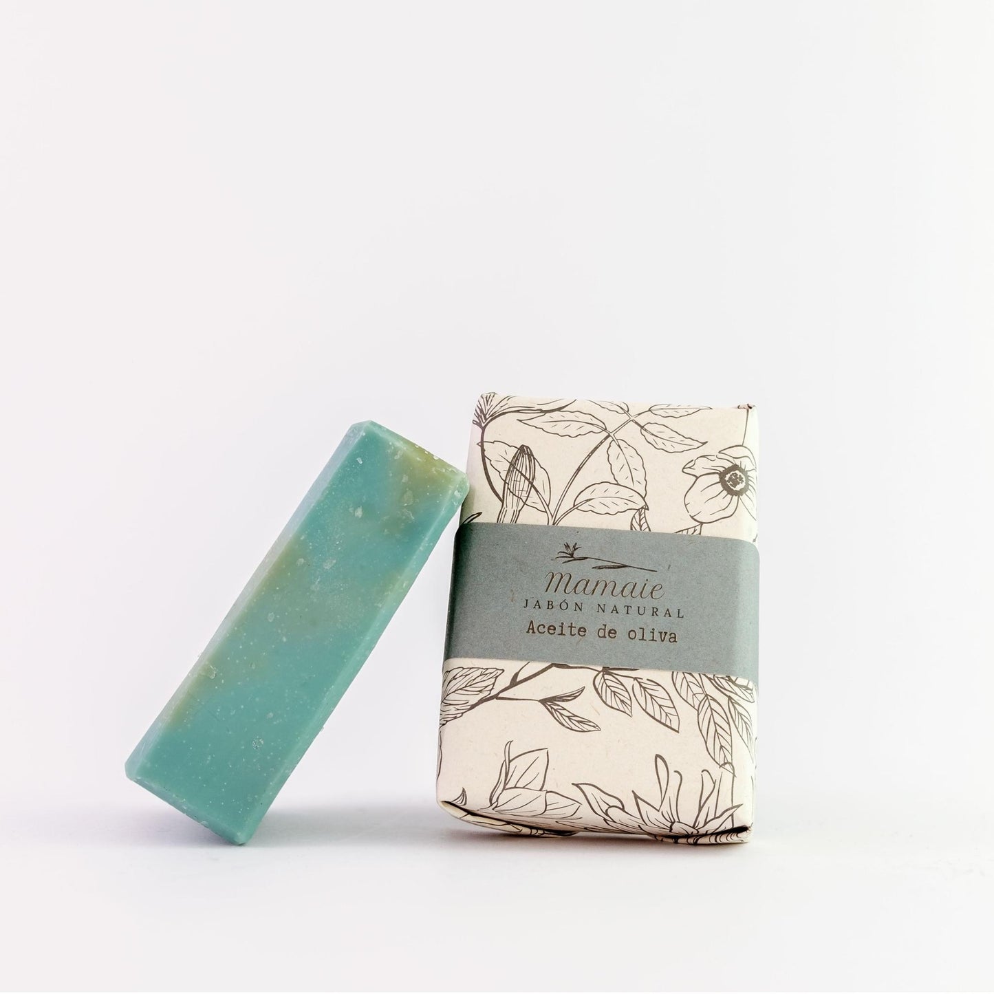 Jabón artesanal natural para el cuerpo con aceite de oliva