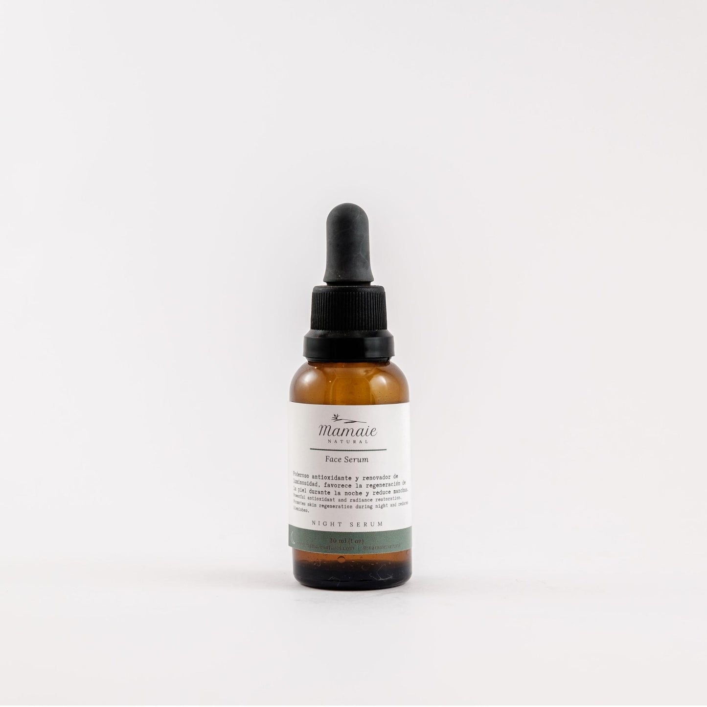 Suero natural para el cuidao de la cara durante la noche