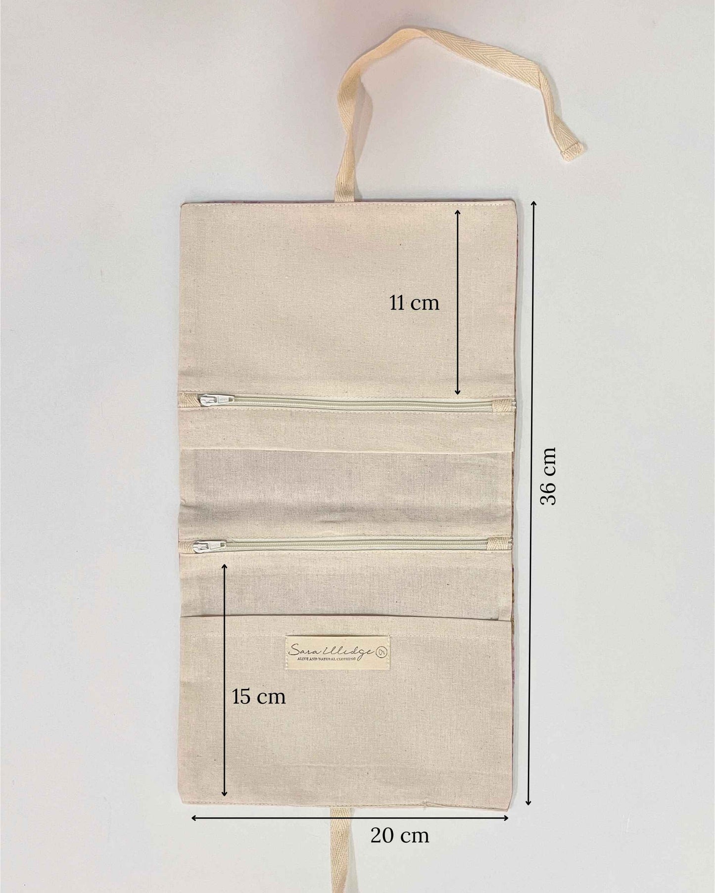Neceser multiuso con divisiones, perfecto para organizar el tocador, maleta de viajes y cartera.
