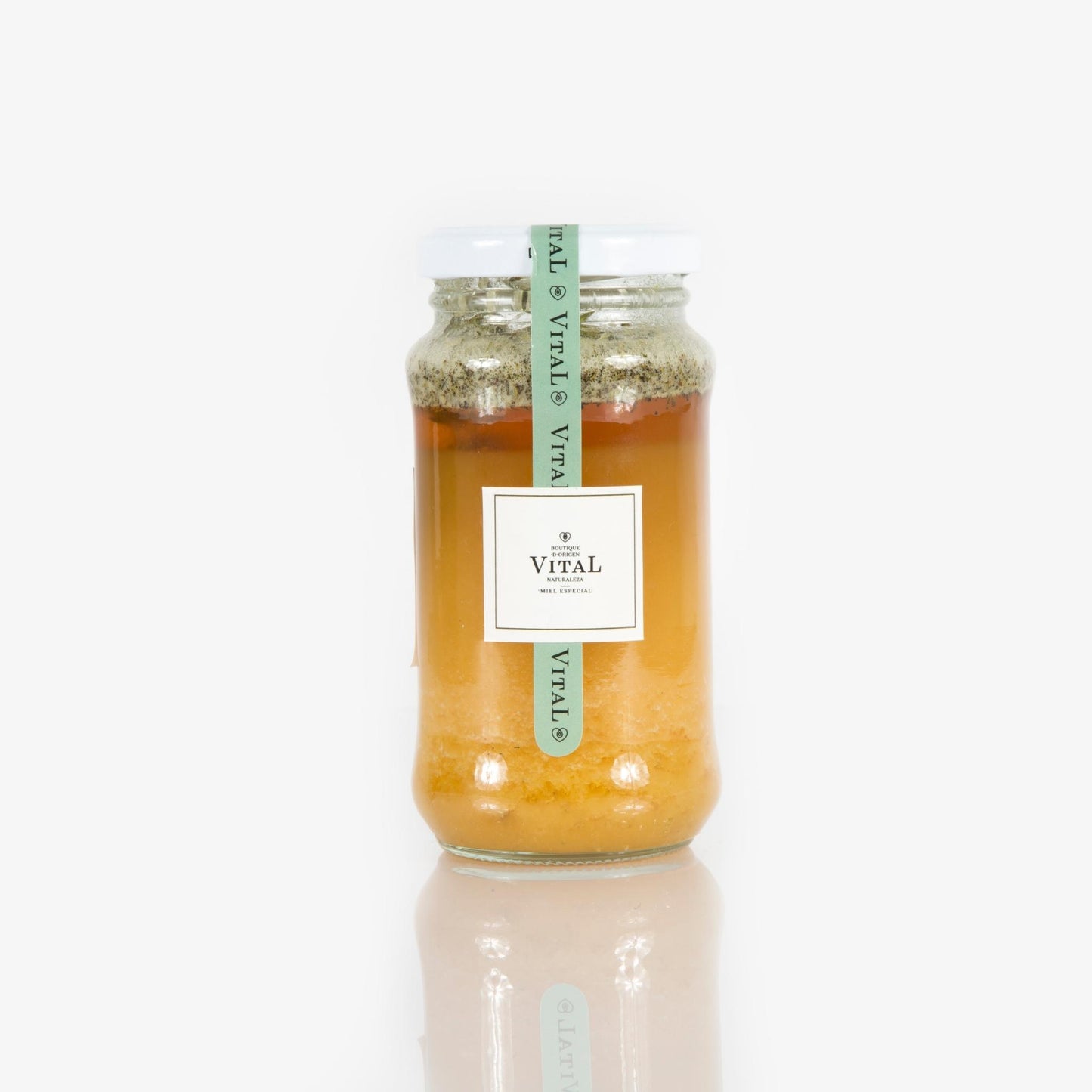 Miel especial de abejas infusionada con tomillo 310 gr.