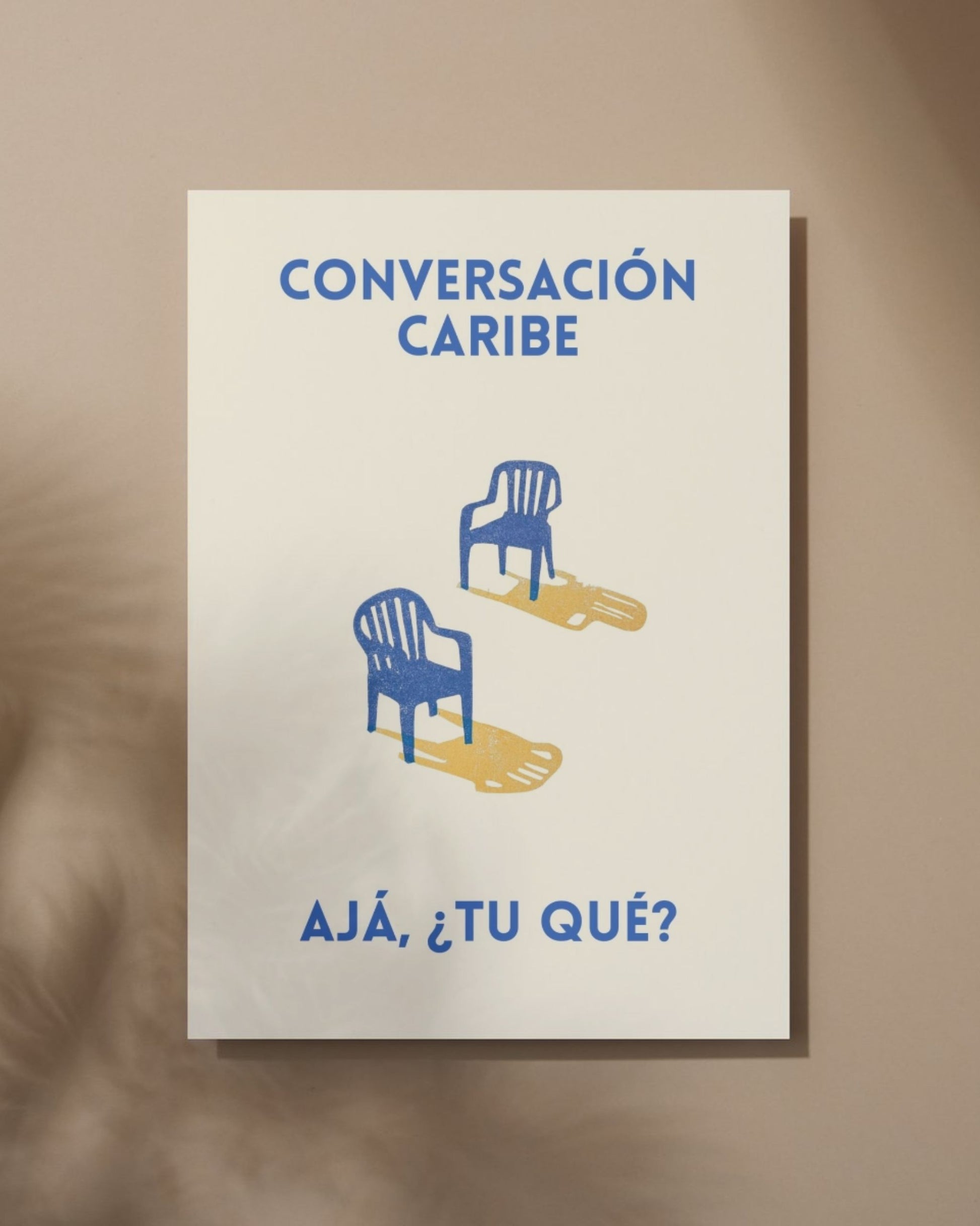 Poster Conversación Caribe, versión individual.