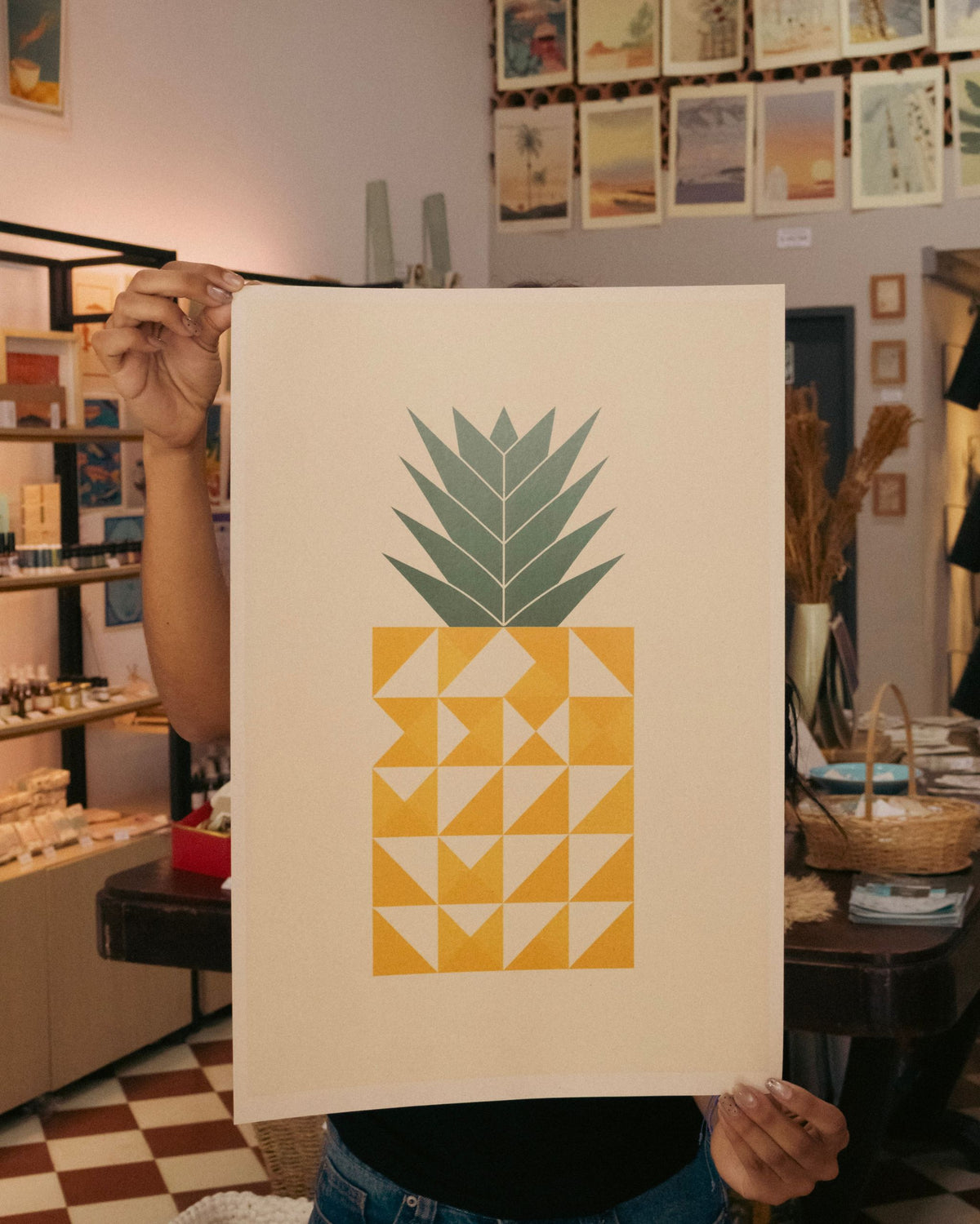 Poster: Piña Geométrica
