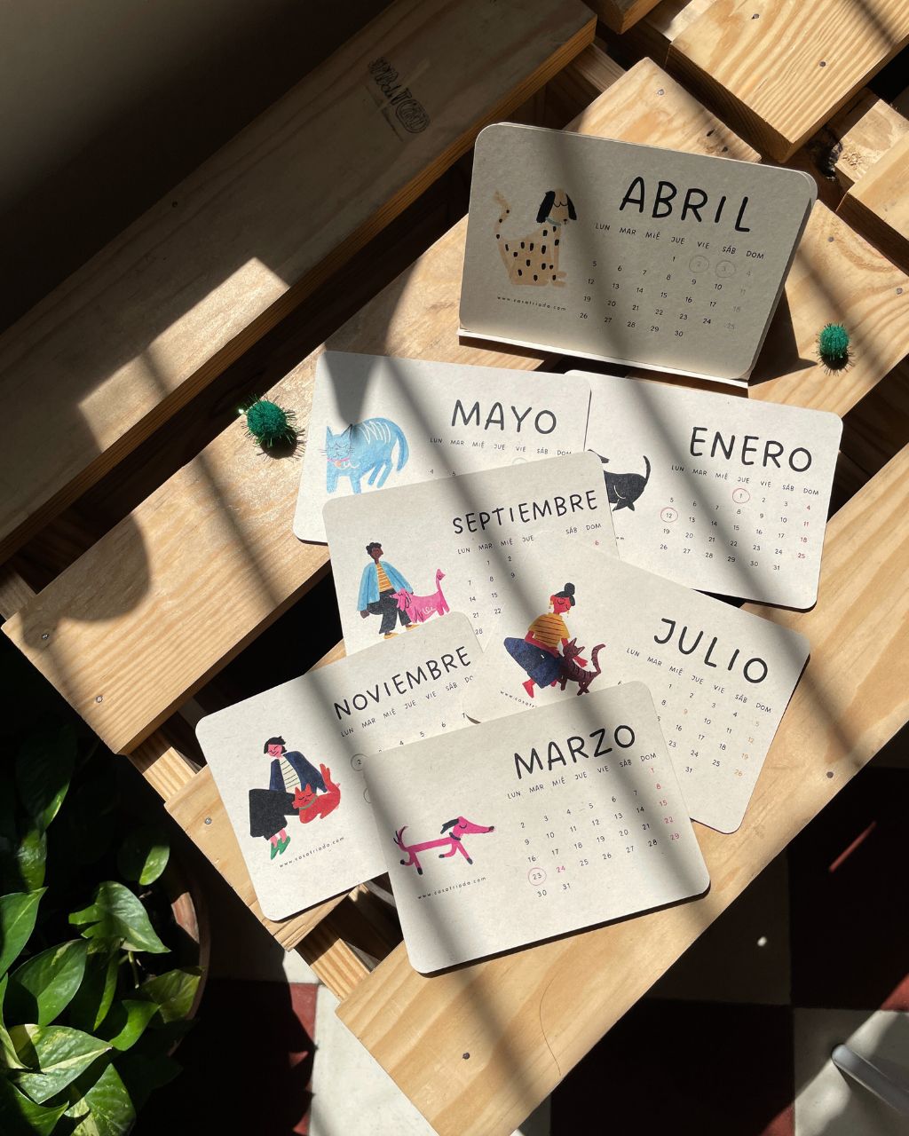 Calendarios ilustrados 2026
