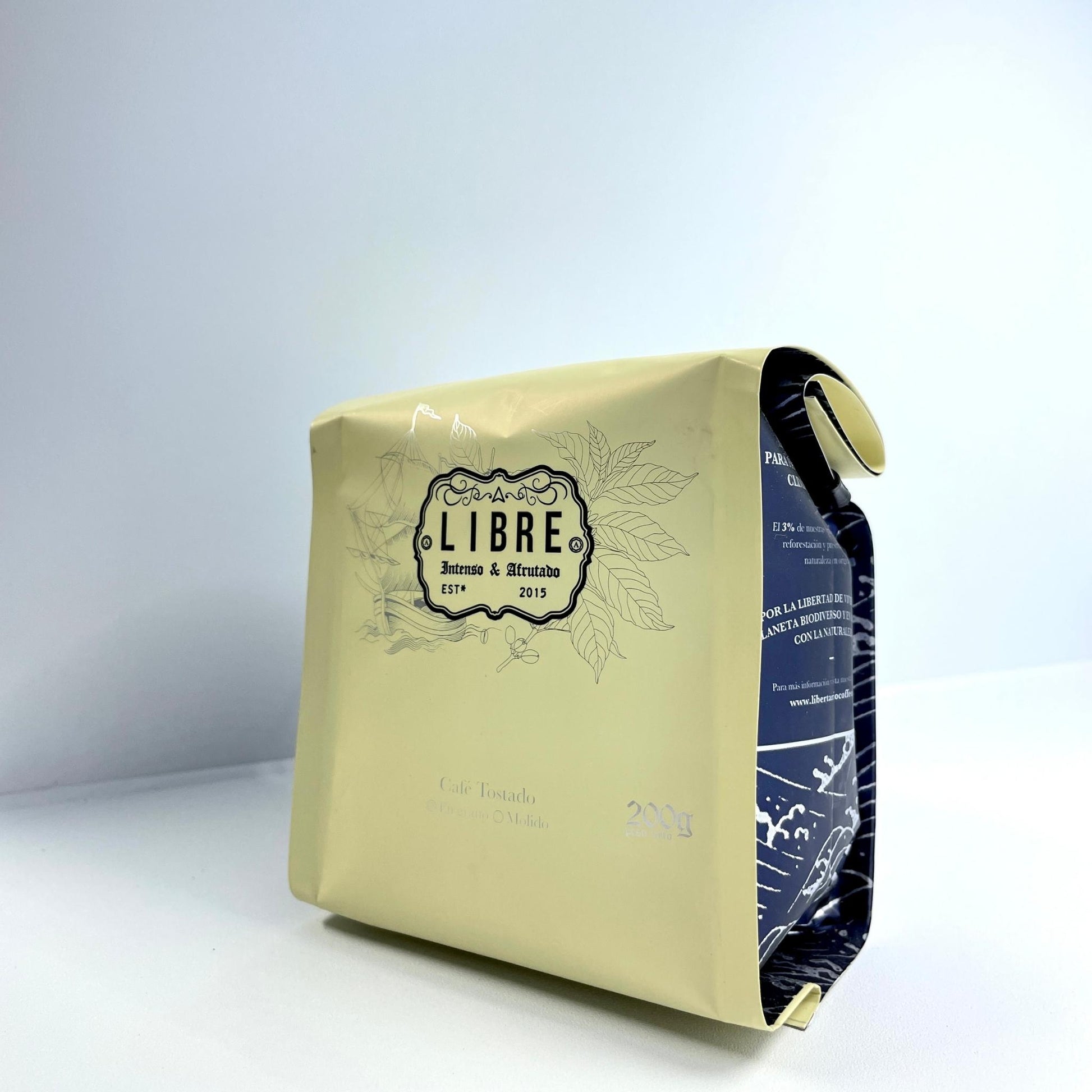 Café especial Libertario edición libre en empaque elegante en lata